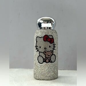 Adorable Hello Kitty Rhinestone Mini Water Bottle